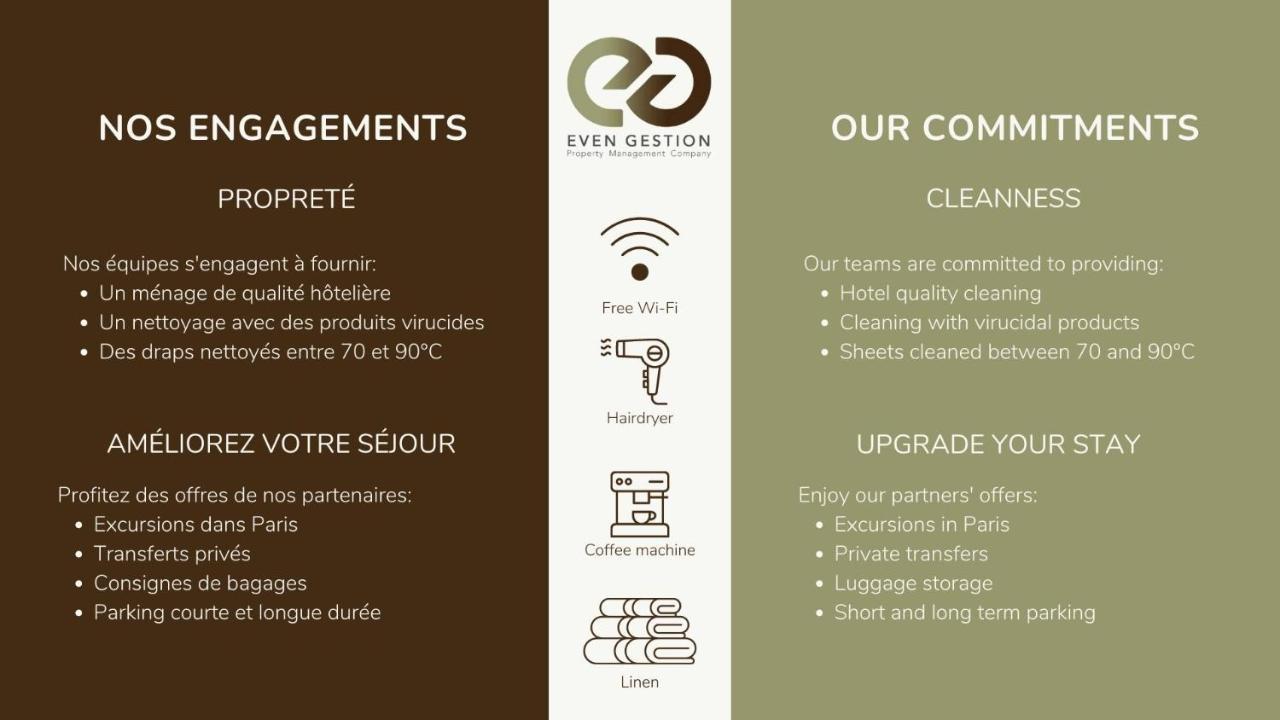 New And Cosy In Heart Of Paris, 12E, 4Pers Leilighet Eksteriør bilde